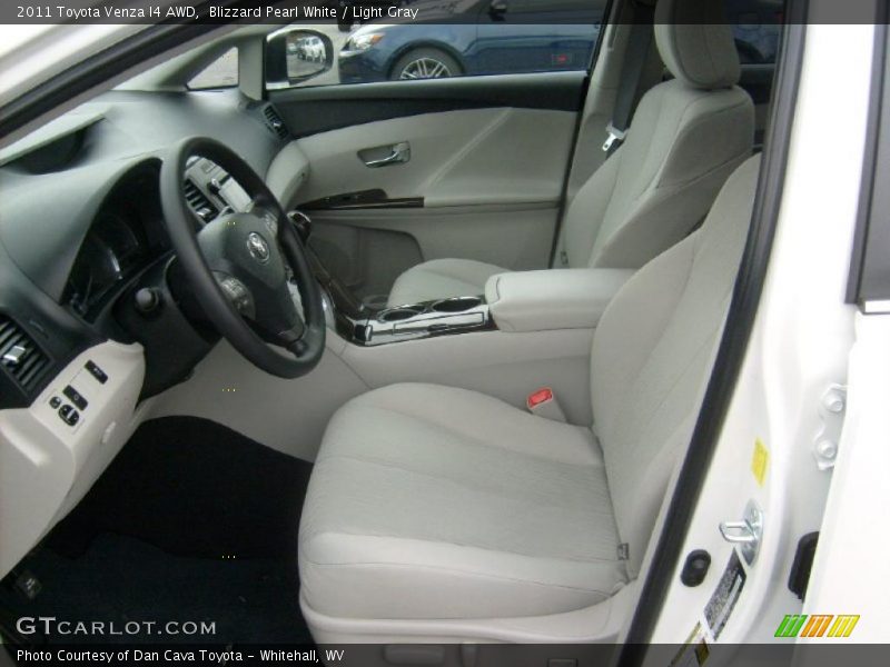 Blizzard Pearl White / Light Gray 2011 Toyota Venza I4 AWD