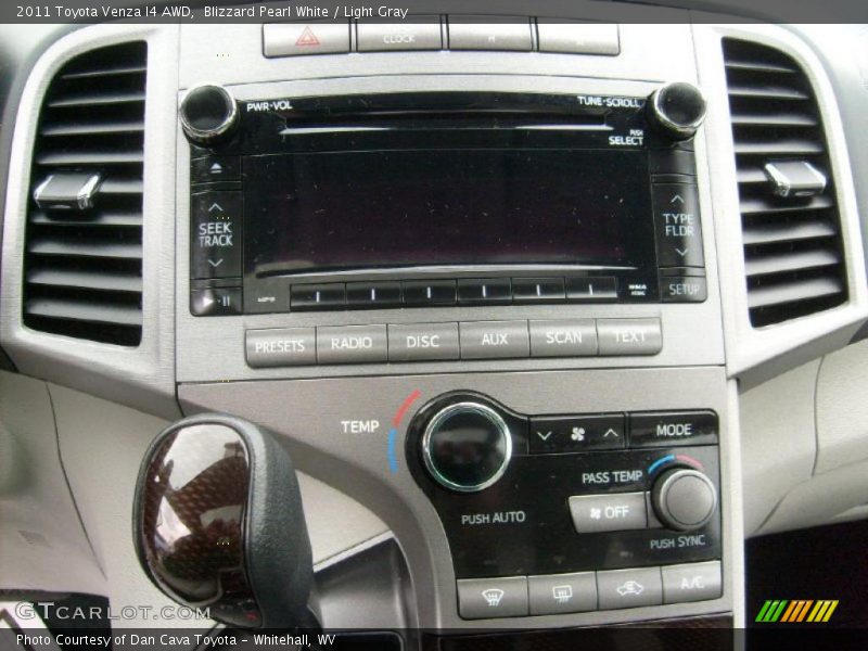 Controls of 2011 Venza I4 AWD