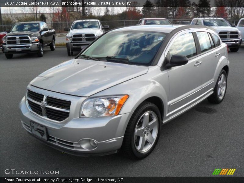 Bright Silver Metallic / Pastel Slate Gray 2007 Dodge Caliber R/T AWD