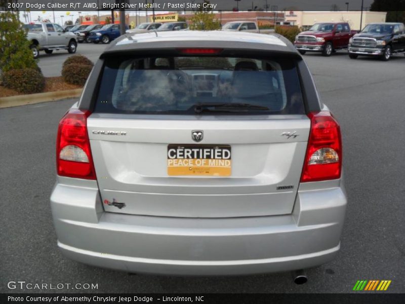 Bright Silver Metallic / Pastel Slate Gray 2007 Dodge Caliber R/T AWD