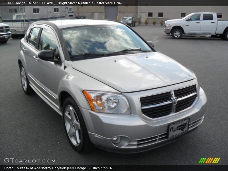 Bright Silver Metallic / Pastel Slate Gray 2007 Dodge Caliber R/T AWD