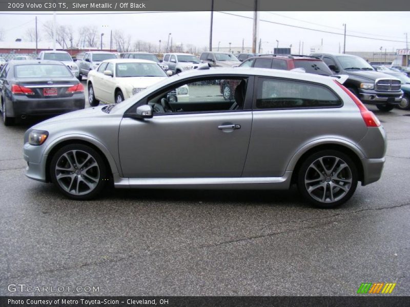 Silver Metallic / Off Black 2009 Volvo C30 T5