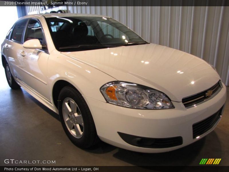 Summit White / Ebony 2010 Chevrolet Impala LT