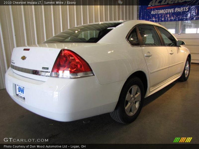 Summit White / Ebony 2010 Chevrolet Impala LT