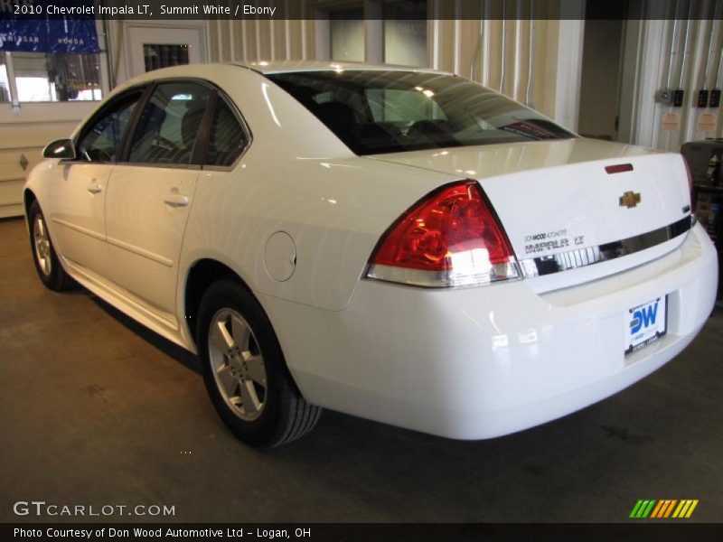 Summit White / Ebony 2010 Chevrolet Impala LT