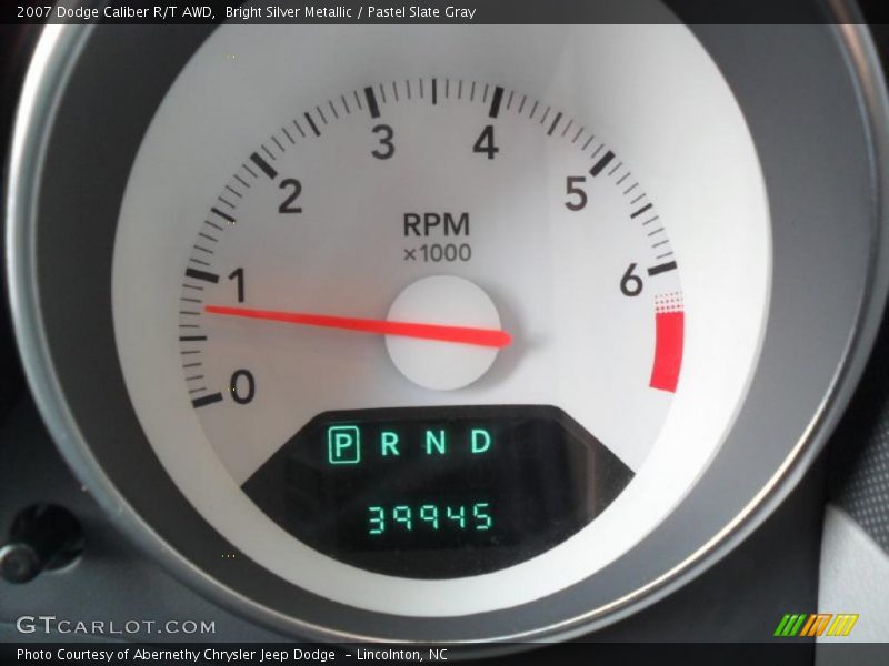 Bright Silver Metallic / Pastel Slate Gray 2007 Dodge Caliber R/T AWD