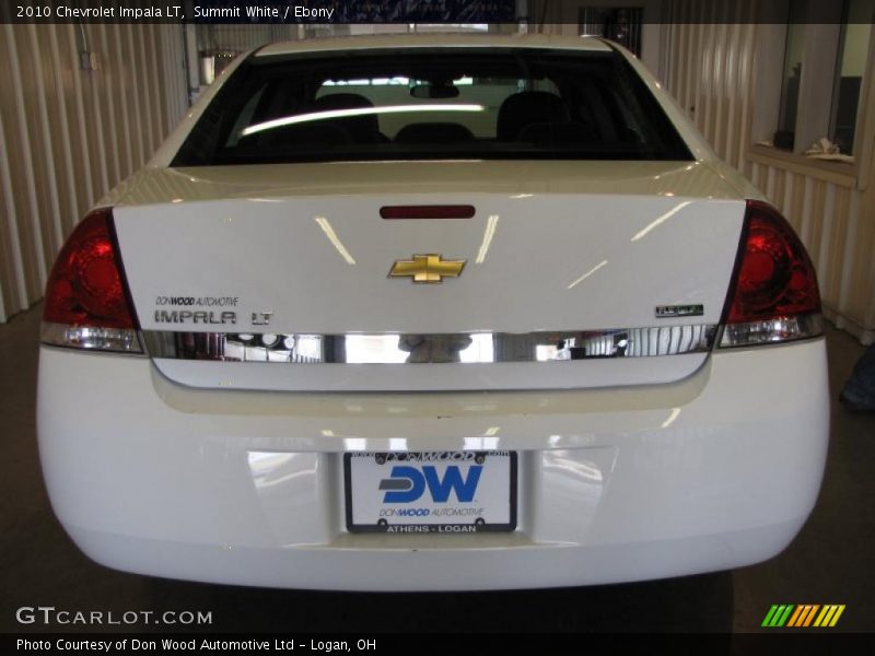 Summit White / Ebony 2010 Chevrolet Impala LT