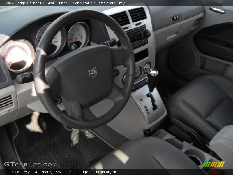 Bright Silver Metallic / Pastel Slate Gray 2007 Dodge Caliber R/T AWD
