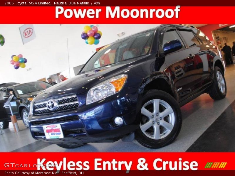 Nautical Blue Metallic / Ash 2006 Toyota RAV4 Limited