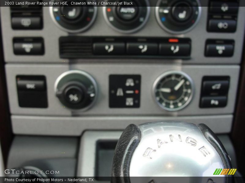 Chawton White / Charcoal/Jet Black 2003 Land Rover Range Rover HSE