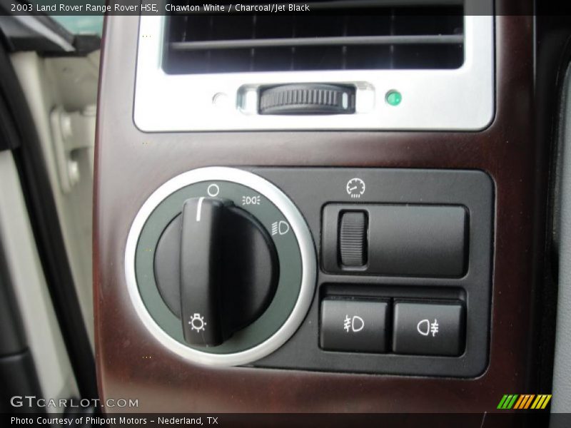 Chawton White / Charcoal/Jet Black 2003 Land Rover Range Rover HSE