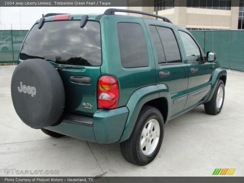 Timberline Green Pearl / Taupe 2004 Jeep Liberty Limited
