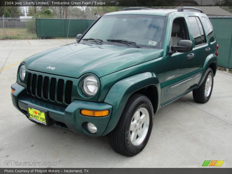 Timberline Green Pearl / Taupe 2004 Jeep Liberty Limited