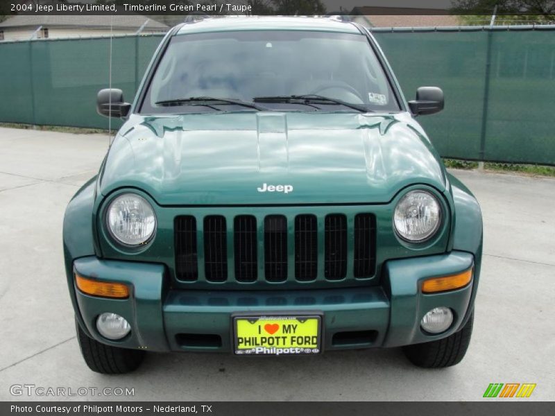 Timberline Green Pearl / Taupe 2004 Jeep Liberty Limited