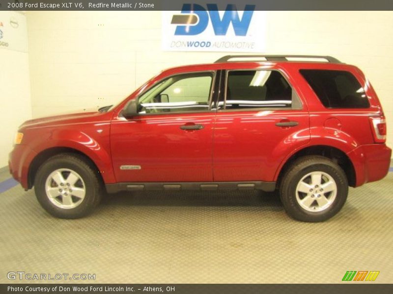 Redfire Metallic / Stone 2008 Ford Escape XLT V6