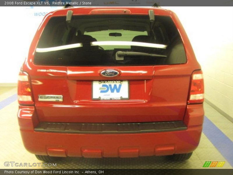 Redfire Metallic / Stone 2008 Ford Escape XLT V6