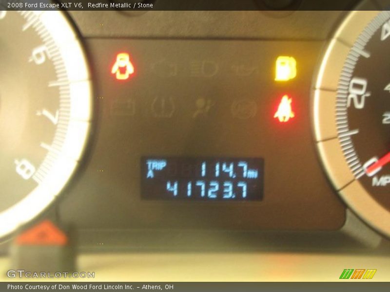 Redfire Metallic / Stone 2008 Ford Escape XLT V6