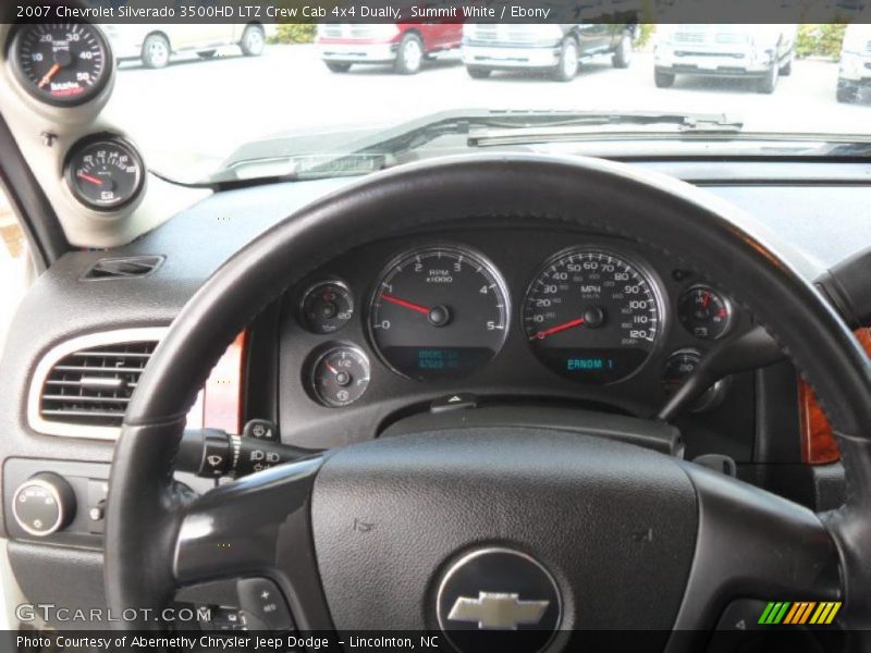 Summit White / Ebony 2007 Chevrolet Silverado 3500HD LTZ Crew Cab 4x4 Dually