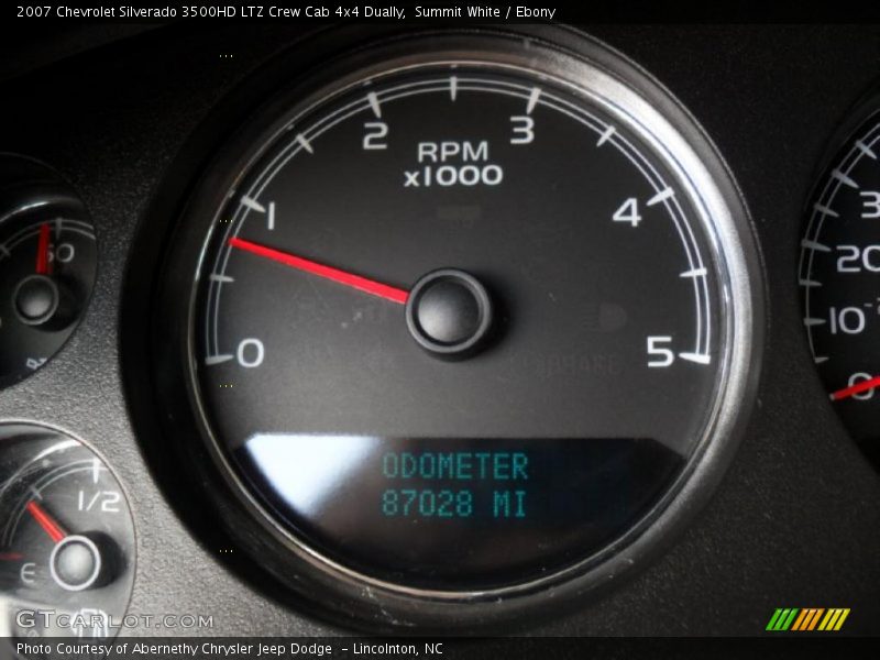 Summit White / Ebony 2007 Chevrolet Silverado 3500HD LTZ Crew Cab 4x4 Dually