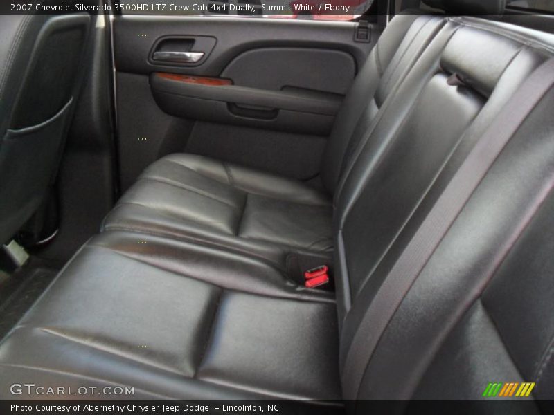  2007 Silverado 3500HD LTZ Crew Cab 4x4 Dually Ebony Interior
