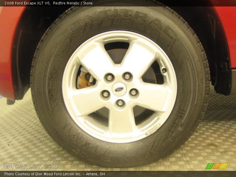 Redfire Metallic / Stone 2008 Ford Escape XLT V6