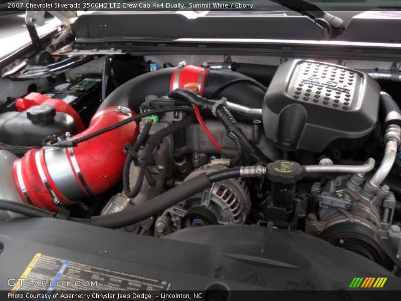  2007 Silverado 3500HD LTZ Crew Cab 4x4 Dually Engine - 6.6 Liter OHV 32-Valve Duramax Turbo-Diesel V8