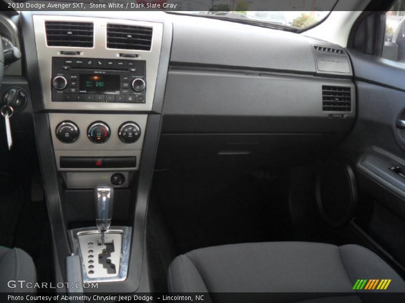 Stone White / Dark Slate Gray 2010 Dodge Avenger SXT