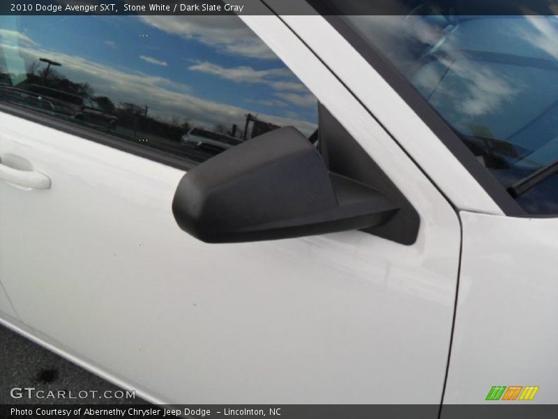 Stone White / Dark Slate Gray 2010 Dodge Avenger SXT