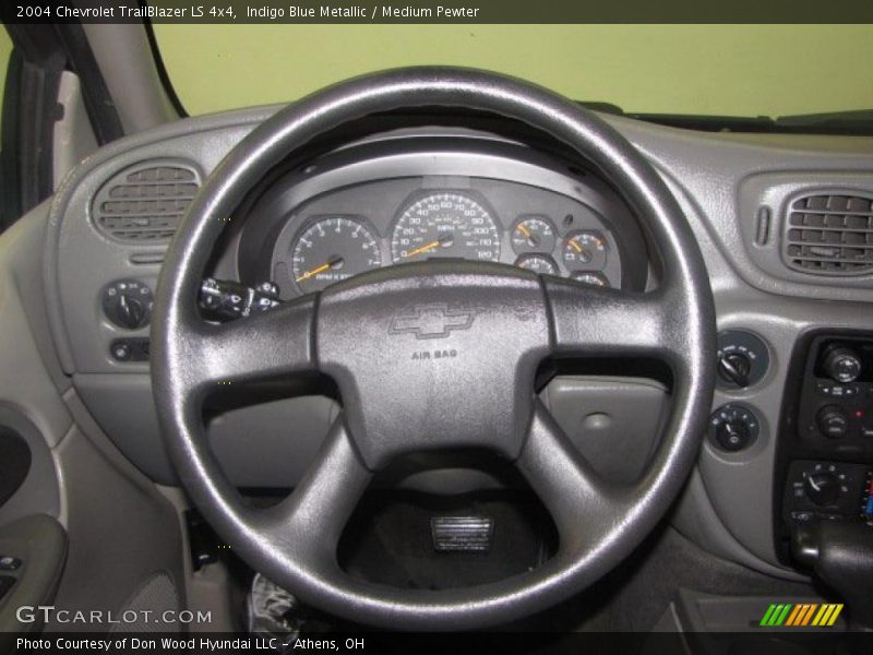Indigo Blue Metallic / Medium Pewter 2004 Chevrolet TrailBlazer LS 4x4