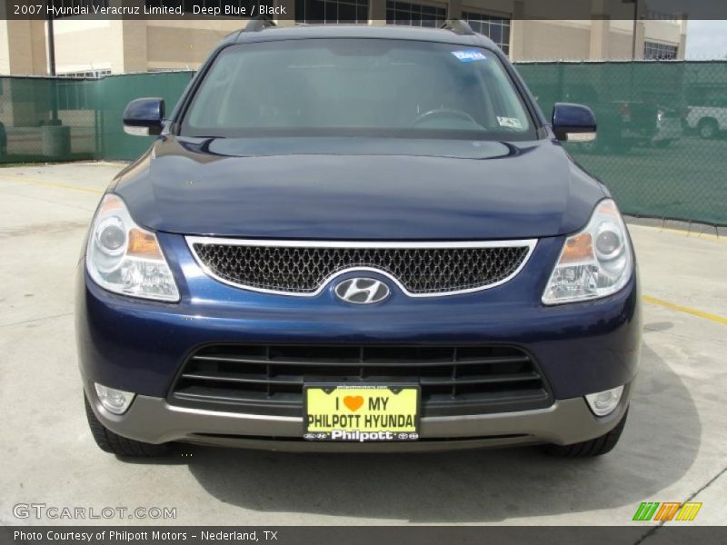 Deep Blue / Black 2007 Hyundai Veracruz Limited