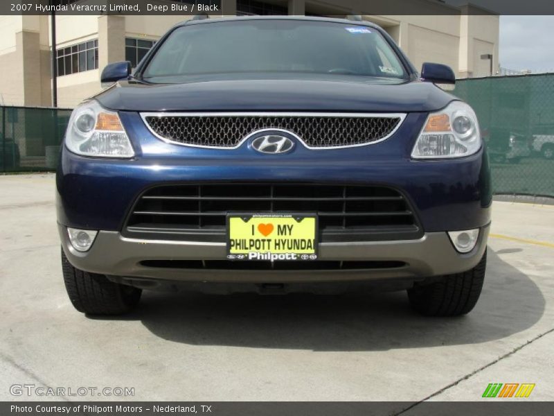 Deep Blue / Black 2007 Hyundai Veracruz Limited