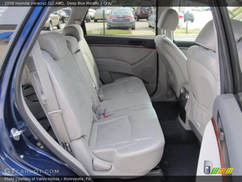 Deep Blue Metallic / Gray 2008 Hyundai Veracruz GLS AWD