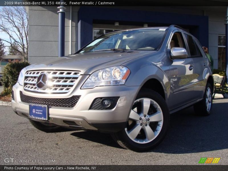 Pewter Metallic / Cashmere 2009 Mercedes-Benz ML 350 4Matic