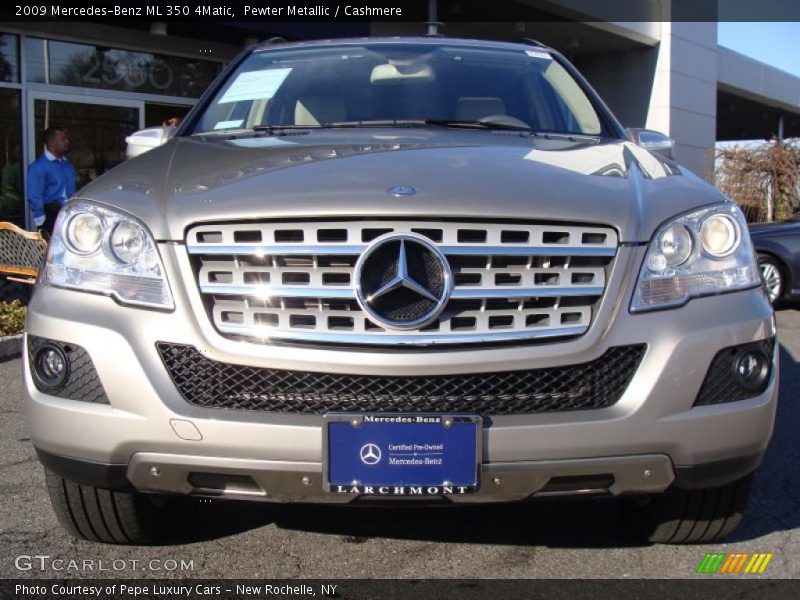 Pewter Metallic / Cashmere 2009 Mercedes-Benz ML 350 4Matic