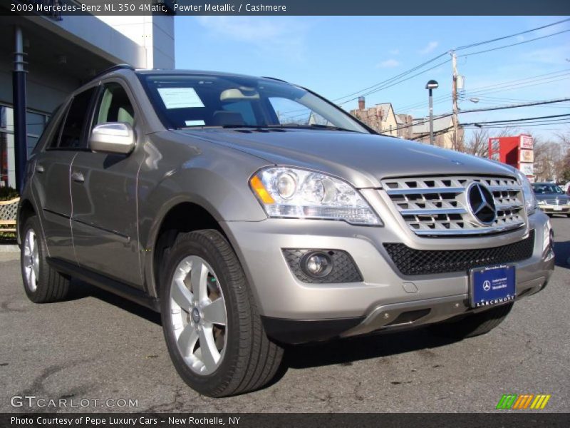 Pewter Metallic / Cashmere 2009 Mercedes-Benz ML 350 4Matic