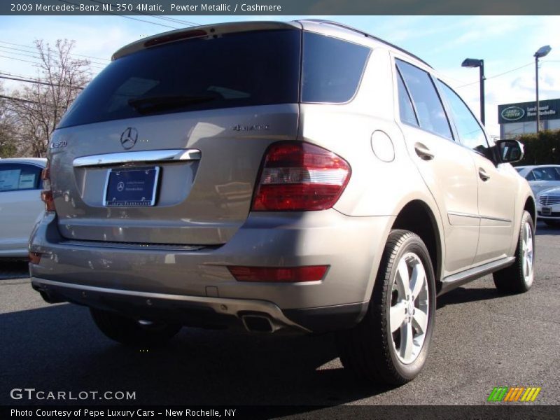 Pewter Metallic / Cashmere 2009 Mercedes-Benz ML 350 4Matic
