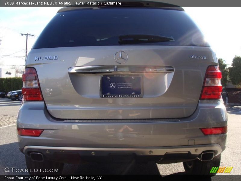 Pewter Metallic / Cashmere 2009 Mercedes-Benz ML 350 4Matic