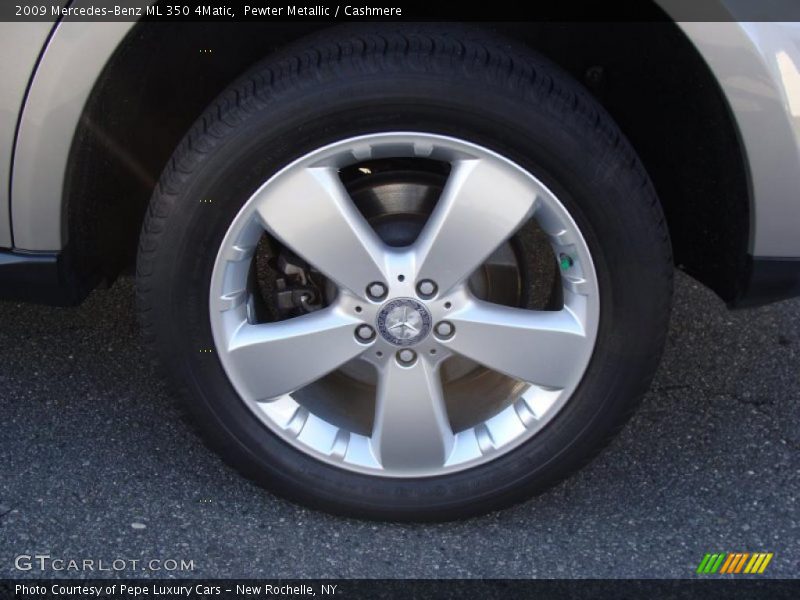Pewter Metallic / Cashmere 2009 Mercedes-Benz ML 350 4Matic