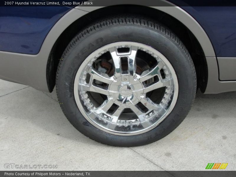 Deep Blue / Black 2007 Hyundai Veracruz Limited