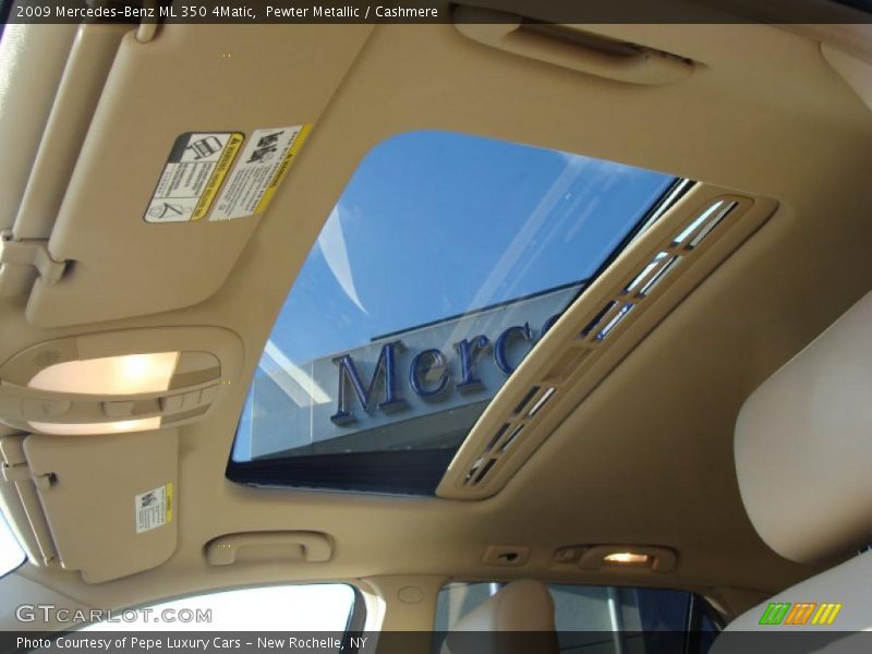 Pewter Metallic / Cashmere 2009 Mercedes-Benz ML 350 4Matic