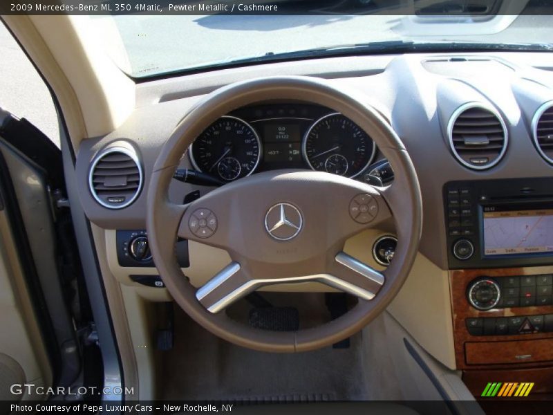 Pewter Metallic / Cashmere 2009 Mercedes-Benz ML 350 4Matic