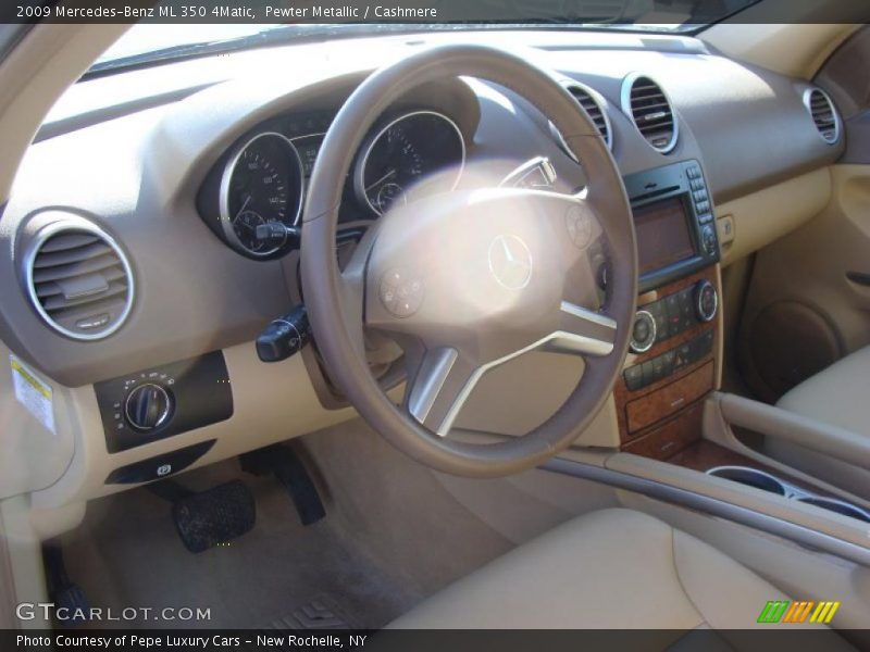 Pewter Metallic / Cashmere 2009 Mercedes-Benz ML 350 4Matic