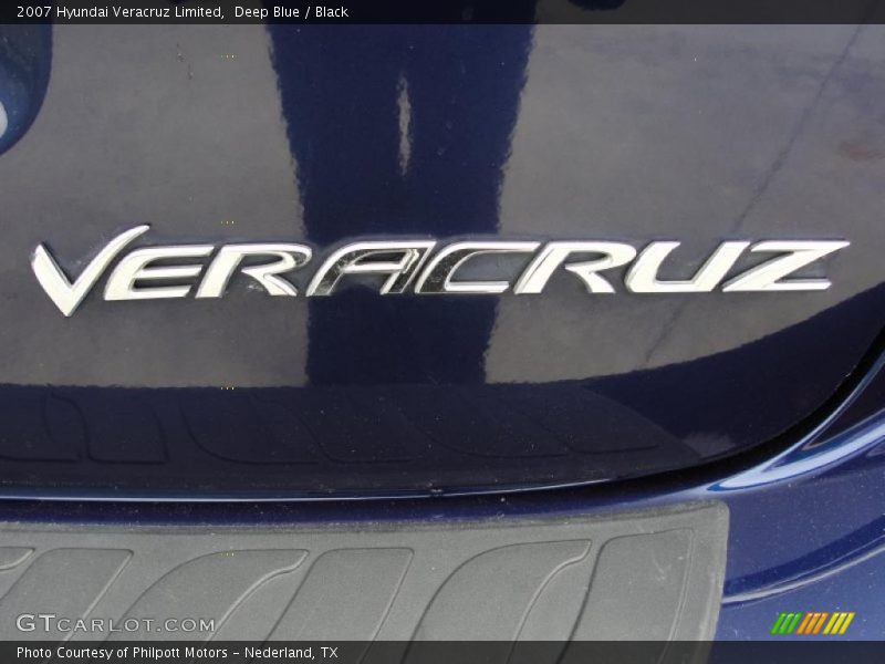 Deep Blue / Black 2007 Hyundai Veracruz Limited