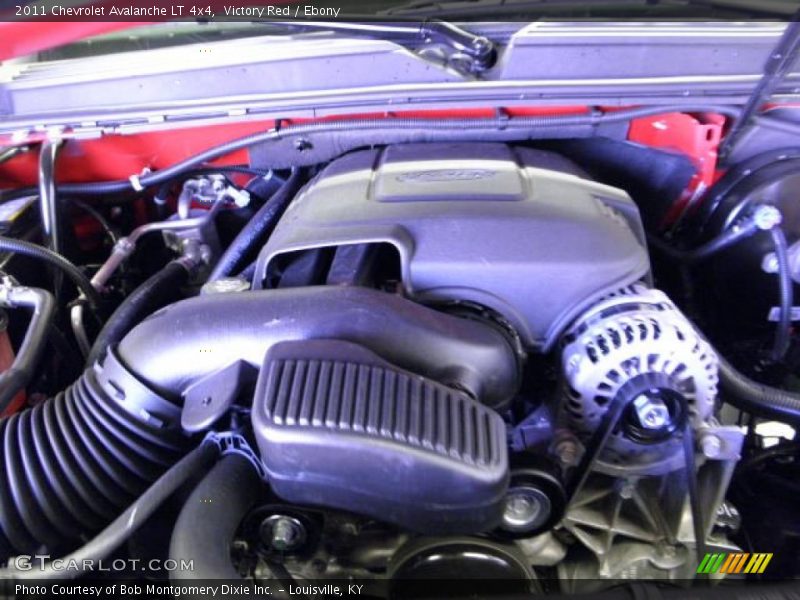 Victory Red / Ebony 2011 Chevrolet Avalanche LT 4x4