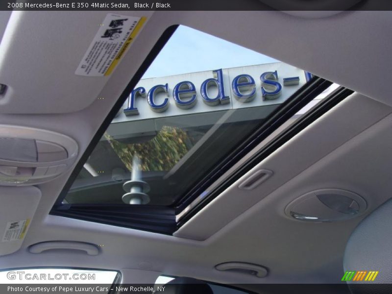 Black / Black 2008 Mercedes-Benz E 350 4Matic Sedan
