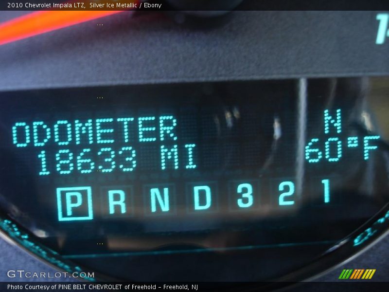 Silver Ice Metallic / Ebony 2010 Chevrolet Impala LTZ