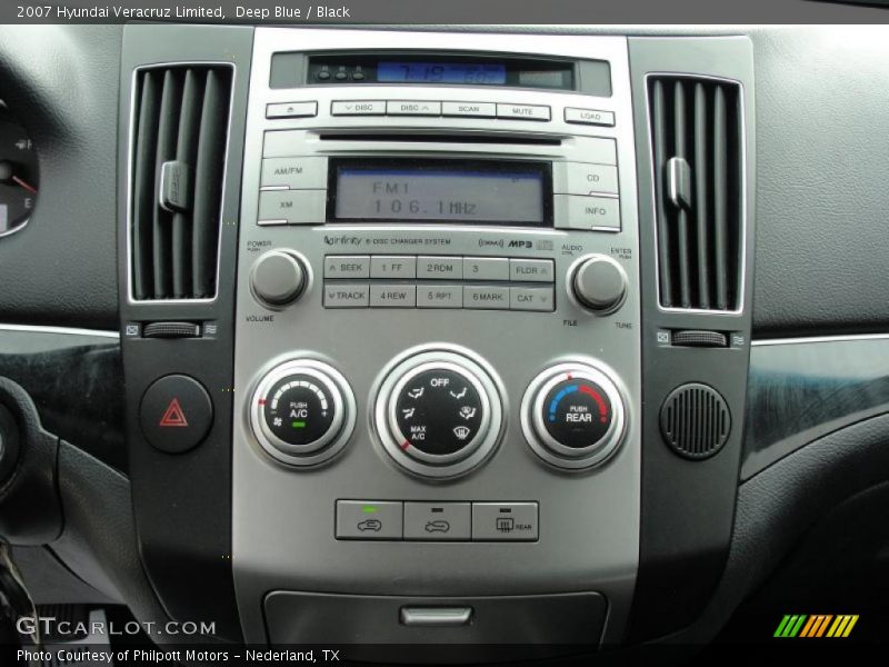 Deep Blue / Black 2007 Hyundai Veracruz Limited