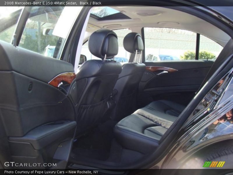 Black / Black 2008 Mercedes-Benz E 350 4Matic Sedan