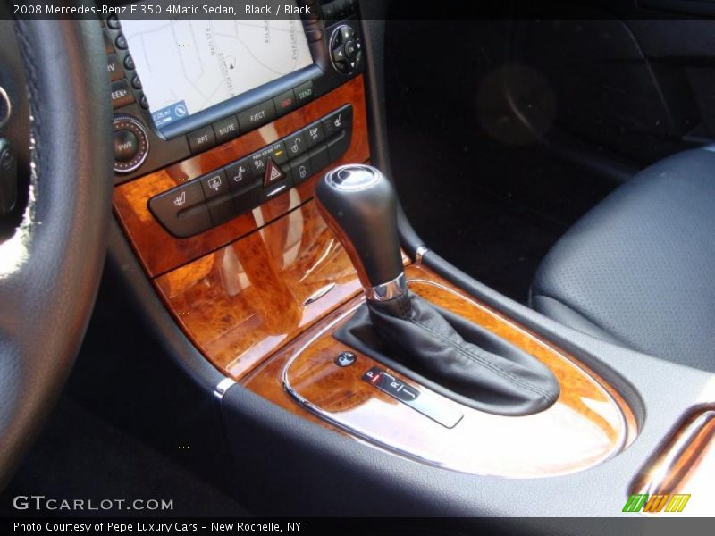 Black / Black 2008 Mercedes-Benz E 350 4Matic Sedan