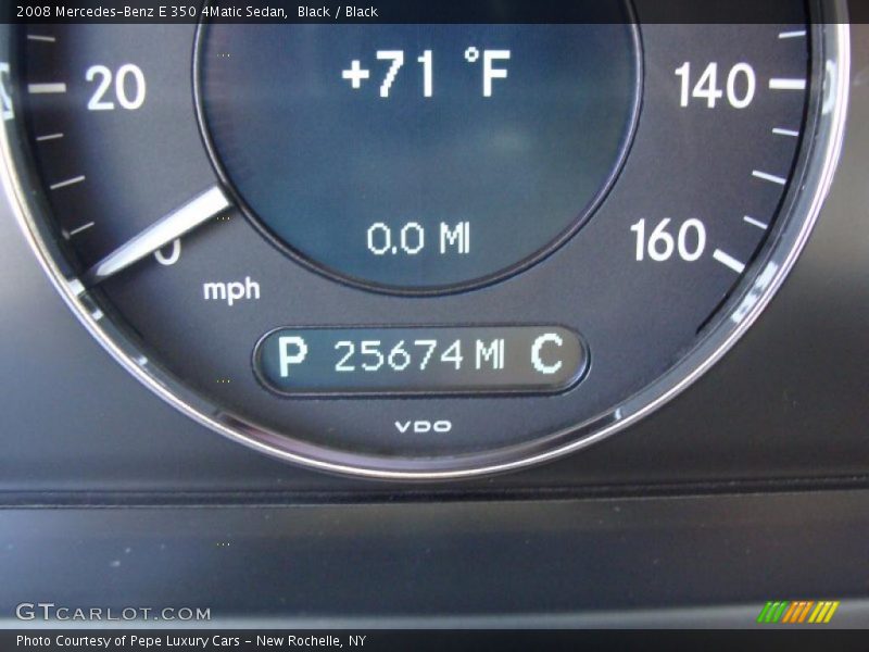 Black / Black 2008 Mercedes-Benz E 350 4Matic Sedan